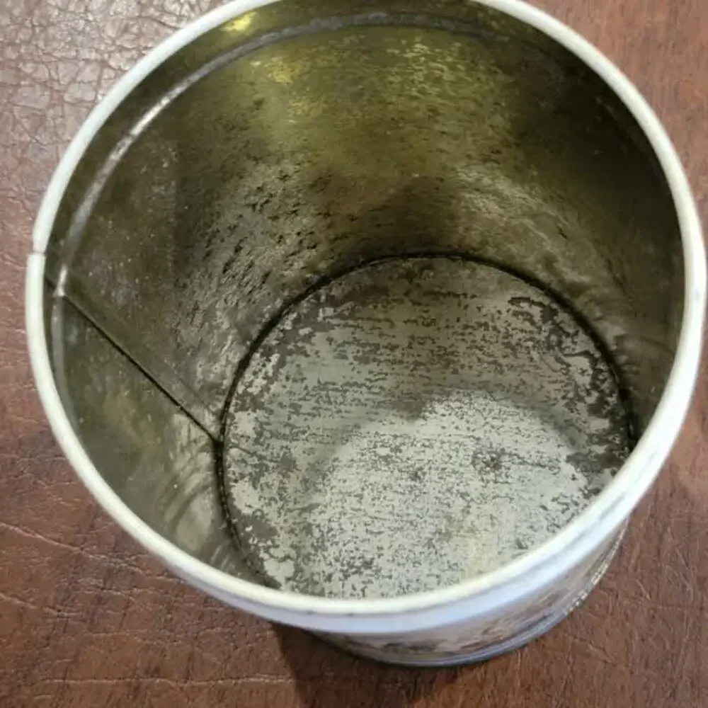 Vintage Ben Rickert Collectible Empty Tin Canister Container